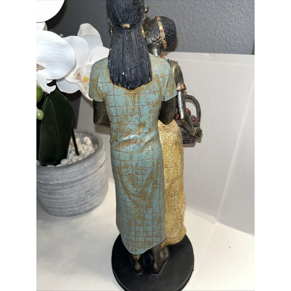 African Man And Women Statue Pre Owned - Picture 3 of 7